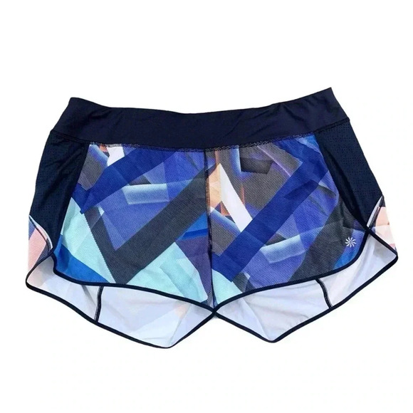 Athleta Electric Geo Track This Shorts - Picture 1 of 13